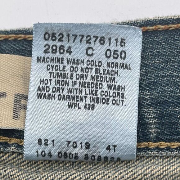 Levi’s Jeans Men’s Size W32 L34 Blue Denim Low Rise Bootcut Stretch Medium Wash - Picture 5 of 13